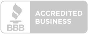 BBB Accredited Business seal for Augustino Brothers, Inc., roofing company in New Orleans.